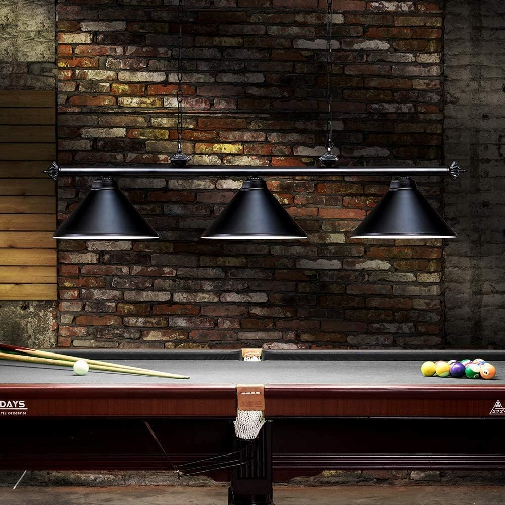 Wellmet Vintage Industrial Pool Table Light